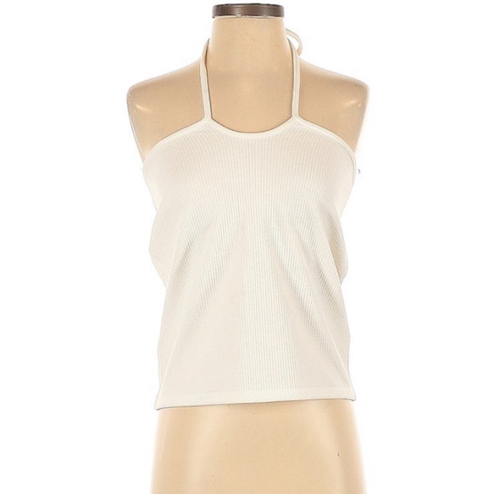 White halter top
